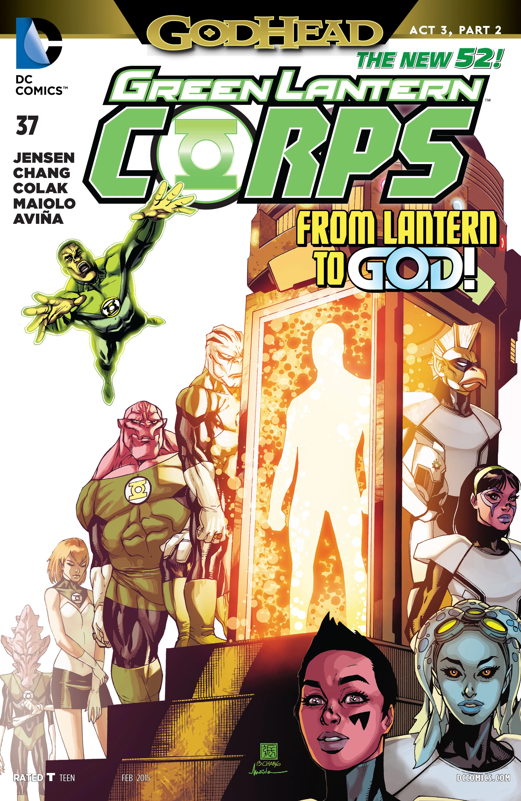 Green Lantern Corps #37 (DC, 2014 — Cover A) cover